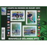 Sport : coupe du monde de rugby en nouvelle zlande feuillet 4576 anne 2011 n 4576 4577 4578 4579 yvert ...