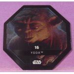 Star wars - n16 / 54 -   yoda   - jeton cosmic shells / leclrec / lucasfilm ltd
