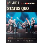 Status quo - concert luxembourg 2024 taille : 60x86cm - affiche - envoie roul�