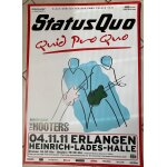 Status quo - quid pro quo tour - 60x84cm - affiche / poster envoi en tube