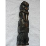 Statuette en bois maori