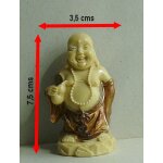Statuette de bouddha rieur - gourde a la main