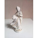 Statuette en c�ramique emaill� hauteur 15, 5 cm