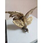 Statuette coq en laiton ou bronze hauteur 18 cm x 22 cm Statuette coq en laiton ou bronze hauteur 18 cm x 22 cm