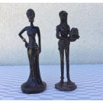 Statuette figurine sculpture elégantes femmes africaines art ethnique Statuette figurine sculpture elégantes femmes africaines art ethnique