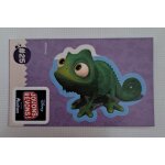 Sticker album disney jouons, r�vons auchan 2024 n 25 pascal cam�l�on (raiponce)