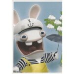 Sticker autocollant lapin crtin panini n 20