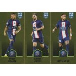 Stickers image vignette - panini foot fifa 365 - 20236 - n 225 a / 225 b / 225 c - kylian mbappe / lionel ...
