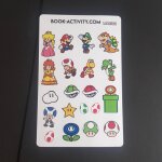 Stickers mario world Stickers mario world