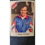 Sticker michel platini - la vache qui rit, france 92