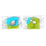 Sticker repositionnable gnration bio - viande bio - le cochon et l'agneau