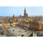 Strasbourg.   place kleber  bas rhin. 1976