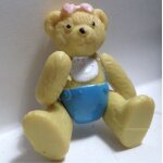 Style kinder - les animaux - ourson doudou - 4cm