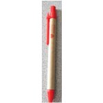 Stylo a bille publicitaire fdration franaise de cardiologie - forme simple avec corps en papier recycl ...