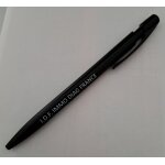 Stylo a bille rétractable entreprise idf immo diag france noir encre noire Stylo a bille rétractable entreprise idf immo diag france noir encre noire