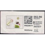 Suisse vignette sur fragment used webstamp pro clima nourriture alimentation saine su