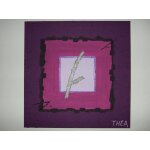 Tableau acrylique abstrait neuf