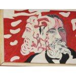 Tableau huile amerique