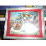Tableaux nature morte fleurs huile encadre Tableaux nature morte fleurs huile encadre