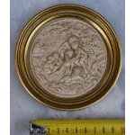 Tableau en pierre calcaire de la fontaine p�trifiante saint - alyre