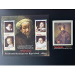 Tanzanie 2006 mi. 4358 - 4362 bl. 590 rembrandt peinture art tableaux portraits dutch painter kunst gemalde ...