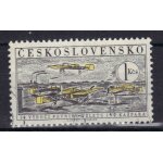 Tchecoslovaquie 1959 poste aerienne : cinquantenaire du 1er vol de l'ing�nieur kaspar : groupe d'avions ...
