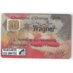 Télécarte 120 unités = jean costot chorégraphies d'orange 1988, wagner, l'anneau de nibelung en s 13 Télécarte 120 unités = jean costot chorégraphies d'orange 1988, wagner, l'anneau de nibelung en s 13
