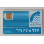 Tlcarte 40 units puce sc tres rare carte cabine tlphonique. bleu turquoise 40 units ptt tlcommunicatio ...