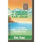 Telecarte 50 tic tac
