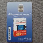 Télécarte 50u hachette le dictionnaire 98 Télécarte 50u hachette le dictionnaire 98