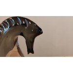 Magnifique tête de cheval en verre soufflé bouche – verrerie de murano xxème siècle. Magnifique tête de cheval en verre soufflé bouche – verrerie de murano xxème siècle.