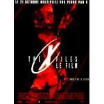 The x files, le film - combattre le futur - v�ritable affiche de cin�ma en 8 parties pli�es / format ...