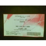 Ticket concert zazie 2011