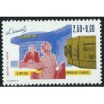 Journe du timbre 1992 les mtiers de la poste l'accueil des usagers provenant de carnet n 2744