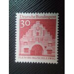 Timbre allemagne / rfa yt 386 porte norder, flensbourg / schleswig 1967 (140106)