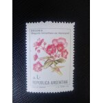Timbre argentine yt 1480 begonia (begonia micranthera) 1985 ( 130806 )