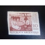 Timbre argentine yt 786 fernando fader (1882 - 1935) - le repas 1967 ( 130806 )