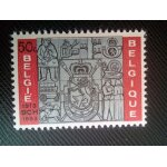 Timbre belgique yt 1271 anniversaire des ch�ques postaux 1963 ( 80505 )