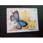 Timbre cambodge yt 1038 porte - queue (artopoetes pryeri) 1991 ( 080404 1 )