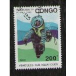 Timbre congo 200f - v�hicules sub - aquatiques - robot