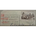 Timbre france 1955 yvert et tellier n1039 pont de valentr a cahors oblitr  salon aviation de bourget ...