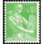 Timbre france 1960 oblit�r� moissonneuse 0. 10 yt1231