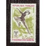 Timbres france 1968 neuf * * yt n 1546 patinage artistique
