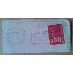 Timbre france 1971 yvert et tellier n1664 type marianne de b�cquet oblit�r�  chateauneuf sur charente ...