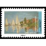 Timbre france 2013 oblit�r� - claude monet - r�gates a argenteuil - yt adh�sif - n 829