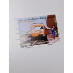 Timbre france mettre 20g oblit�r� yvert n1008 patrimoine des trains gare de boulogne aeroglisseurs rtgt ...