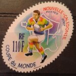 Timbre france nouvelle - cal�donie 2007 yvert et tellier n1018 coupe du monde neuf * *