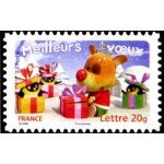 Timbre france oblit�r� de 2006 meilleurs voeux renne avec paquet cadeau y&t 3990