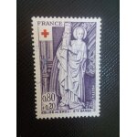 Timbre france y t 1910 eglise de brou - santa barbara 1976 ( 090108 ) x