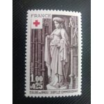 Timbre france y t 1911 eglise de brou - sibylle cimm�rienne 1976 (170509 )